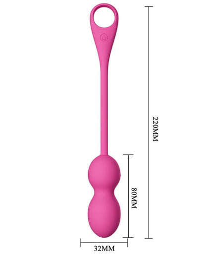 PRETTY LOVE - ELVIRA PINK RECHARGEABLE VIBRATING BALLS PRETTY LOVE - ELVIRA PINK RECHARGEABLE VIBRATING BALLS