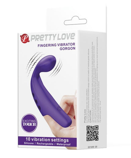 Pretty Love – Gorgon Purple Rechargeable Finger Vibrator Pretty Love – Gorgon Purple Rechargeable Finger Vibrator