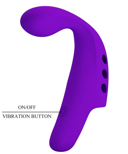Pretty Love – Gorgon Purple Rechargeable Finger Vibrator Pretty Love – Gorgon Purple Rechargeable Finger Vibrator
