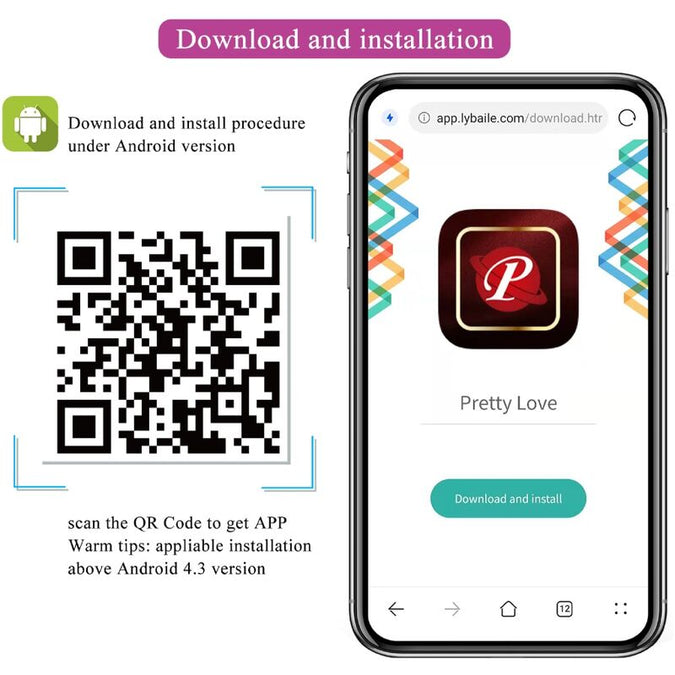Pretty Love – Jefferson App Controlled Anal Plug Black