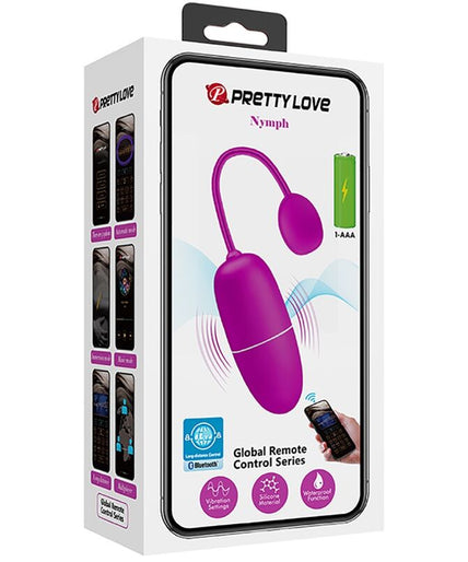 PRETTY LOVE - NYMPH VIBRATING EGG APP CONTROLLED PURPLE PRETTY LOVE - NYMPH VIBRATING EGG APP CONTROLLED PURPLE