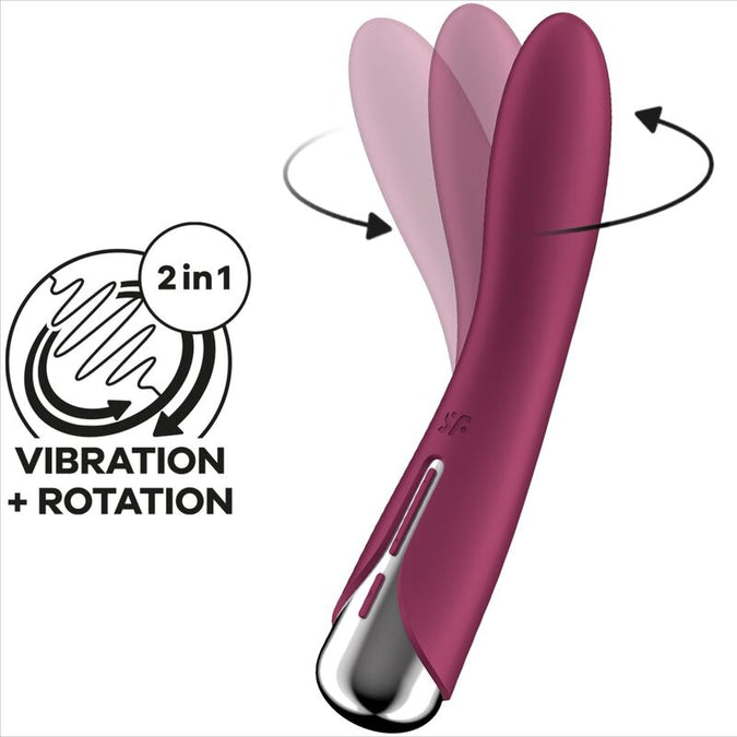 Satisfyer – Spinning Vibe 1 G – Spot Rotator Vibrator Red