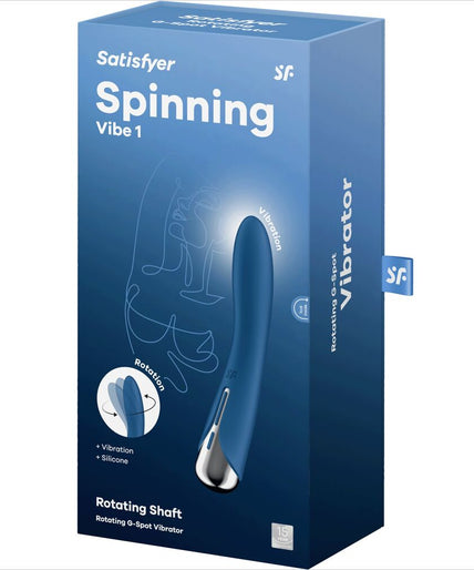 Satisfyer – Spinning Vibe 1 G – Spot Blauwe Draaivibrator Satisfyer – Spinning Vibe 1 G – Spot Blauwe Draaivibrator