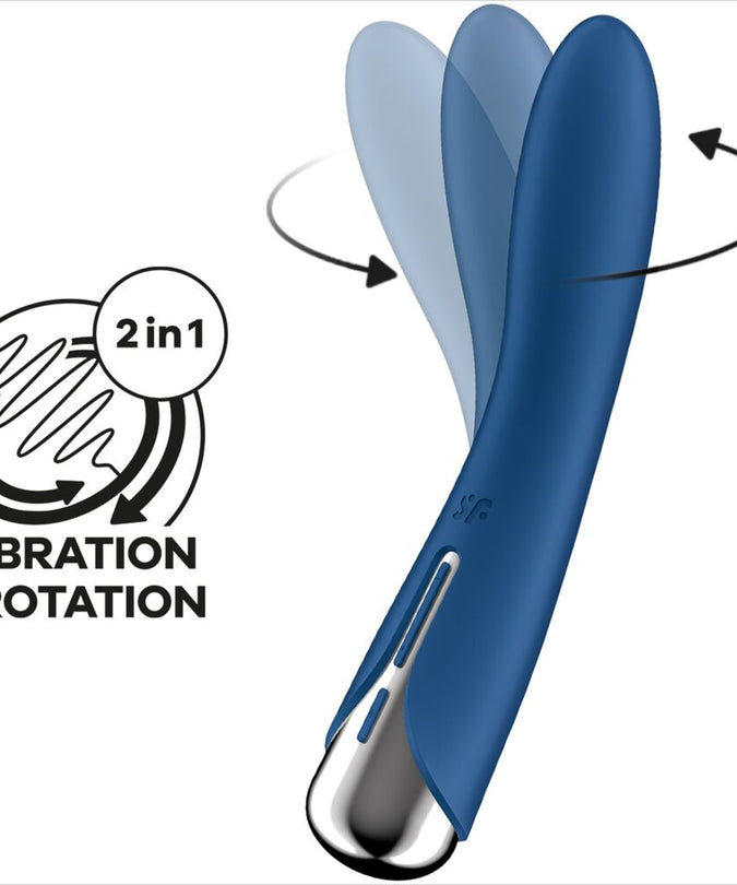 Satisfyer – Spinning Vibe 1 G – Spot Blauwe Draaivibrator