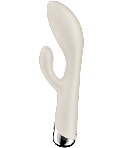 SATISFYER - SPINNING RABBIT 1 CLITORIS AND G-SPOT STIMULATION BEIGE SATISFYER - SPINNING RABBIT 1 CLITORIS AND G-SPOT STIMULATION BEIGE