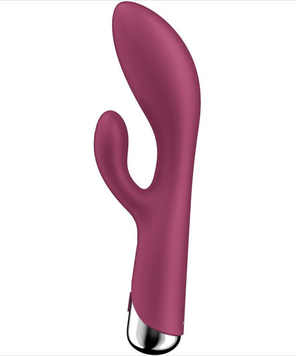 SATISFYER - SPINNING RABBIT 1 CLITORIS AND RED G-SPOT STIMULATION SATISFYER - SPINNING RABBIT 1 CLITORIS AND RED G-SPOT STIMULATION