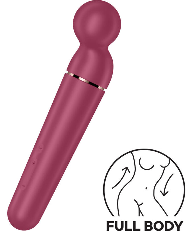 SATISFYER - PLANET WAND-ER VIBRATOR MASSAGER BERRY