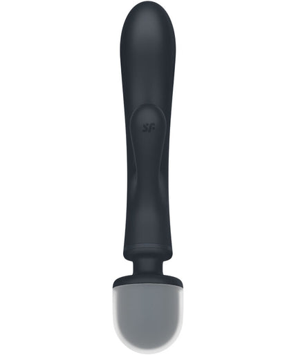 SATISFYER - TRIPLE LOVER RABBIT VIBRATOR MASSAGER GREY SATISFYER - TRIPLE LOVER RABBIT VIBRATOR MASSAGER GREY
