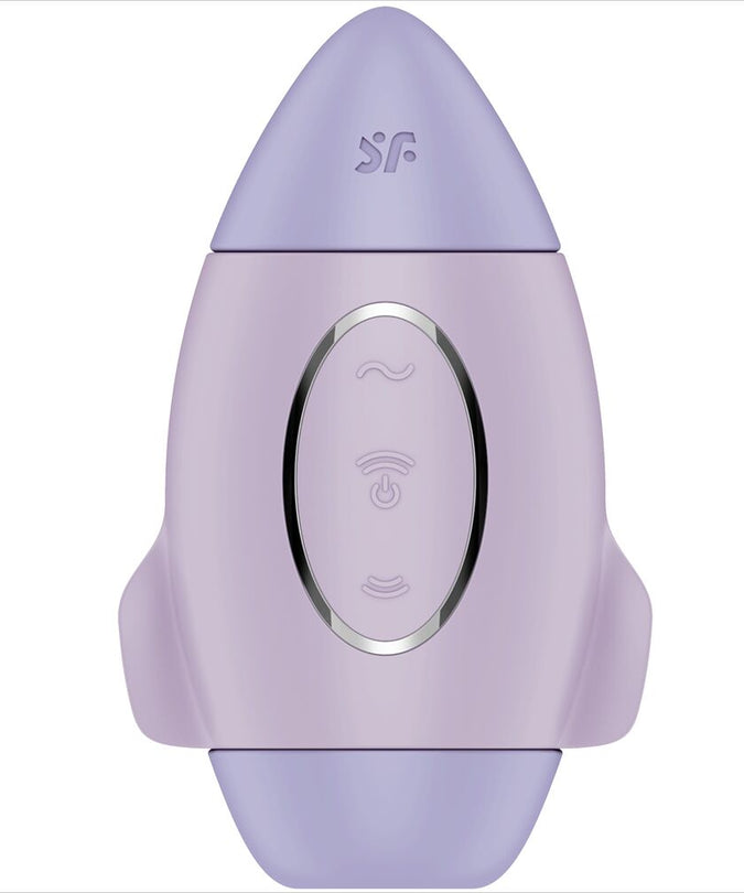 SATISFYER - MISSION CONTROL LILAC KLEINE DUBBELE IMPULS VIBRATOR