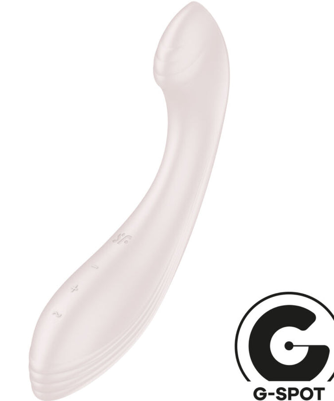 SATISFYER - G-FORCE VIBRATOR G-SPOT STIMULATOR BEIGE