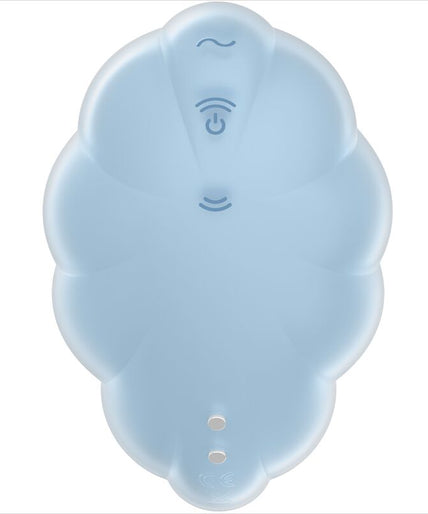 SATISFYER - CLOUD DANCER BLUE AIR PULSE VIBRATOR SATISFYER - CLOUD DANCER BLUE AIR PULSE VIBRATOR