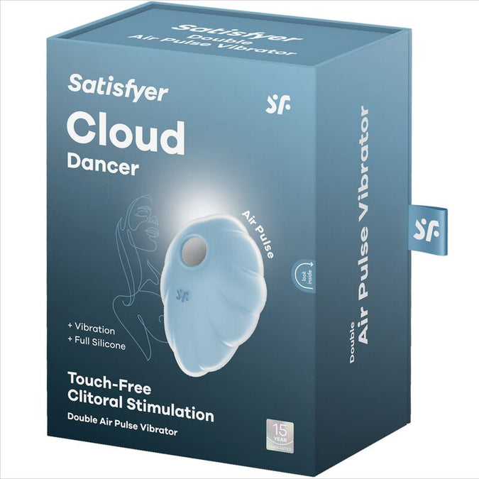 SATISFYER - CLOUD DANCER BLUE LUCHTDRUKVIBRATOR