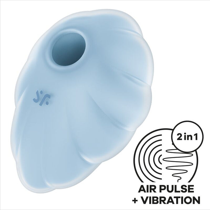 SATISFYER - CLOUD DANCER BLUE LUCHTDRUKVIBRATOR