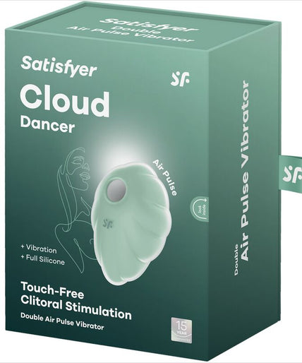 SATISFYER - CLOUD DANCER GREEN AIR PULSE VIBRATOR SATISFYER - CLOUD DANCER GREEN AIR PULSE VIBRATOR