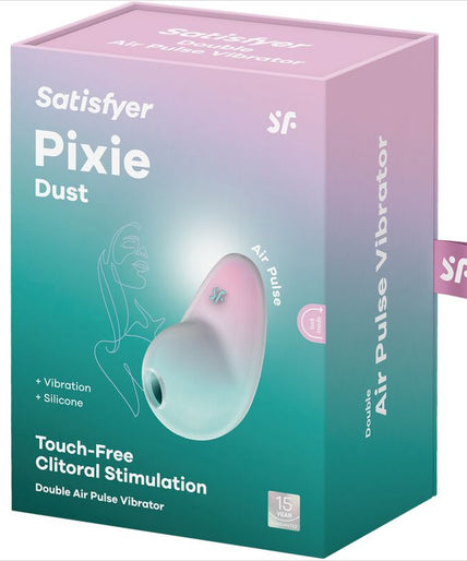 SATISFYER - PIXIE DUST BLUE AIR PLUSE STIMULATOR SATISFYER - PIXIE DUST BLUE AIR PLUSE STIMULATOR