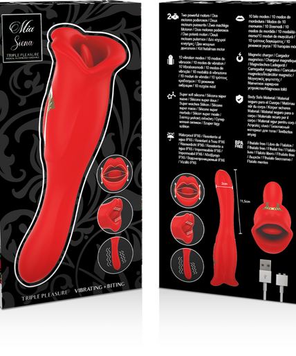 Mia – Siena Triple Pleasure Vibrating + Biting Mia – Siena Triple Pleasure Vibrating + Biting