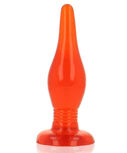 BAILE - RED SOFT TOUCH ANAL PLUG 14.2 CM BAILE - RED SOFT TOUCH ANAL PLUG 14.2 CM