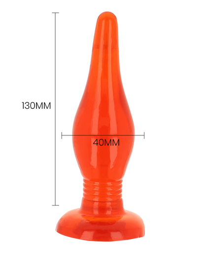 BAILE - RED SOFT TOUCH ANAL PLUG 14.2 CM BAILE - RED SOFT TOUCH ANAL PLUG 14.2 CM