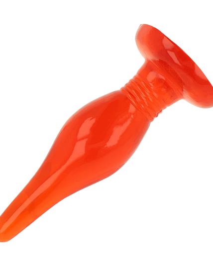 BAILE - RED SOFT TOUCH ANAL PLUG 14.2 CM BAILE - RED SOFT TOUCH ANAL PLUG 14.2 CM