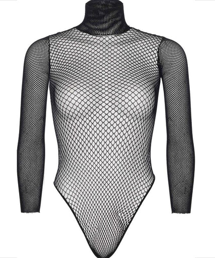 LEG AVENUE - TEDDY HIGH NECK LEG AVENUE - TEDDY HIGH NECK