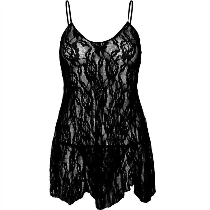 Leg Avenue – Chemise Bloemenkant