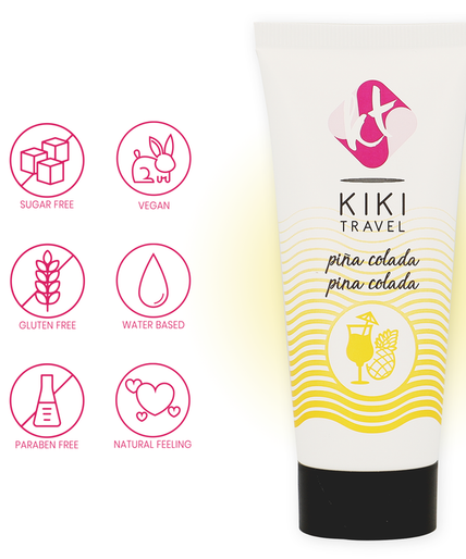 KIKÍ TRAVEL - PINA COLADA LUBRICANT 50 ML KIKÍ TRAVEL - PINA COLADA LUBRICANT 50 ML