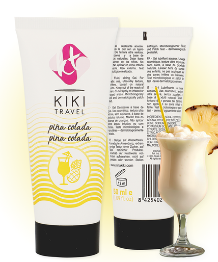KIKÍ TRAVEL - PINA COLADA LUBRICANT 50 ML KIKÍ TRAVEL - PINA COLADA LUBRICANT 50 ML