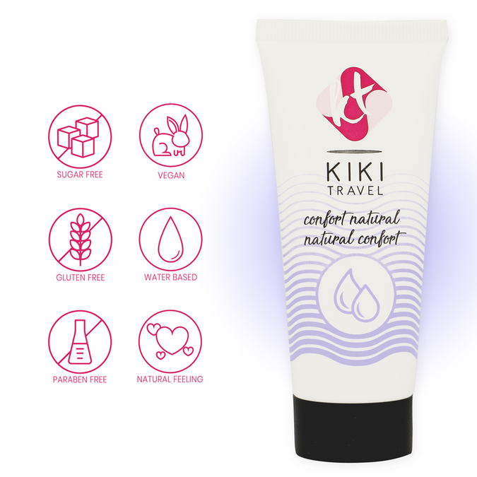 Kikí Travel – Confort Natural Lubricant 50 Ml
