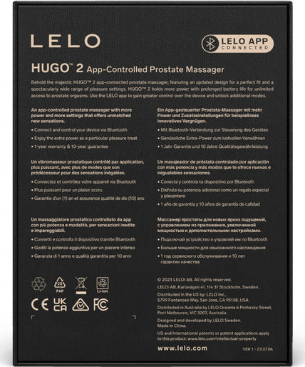 LELO – HUGO 2 Prostate Massager – Green LELO – HUGO 2 Prostate Massager – Green