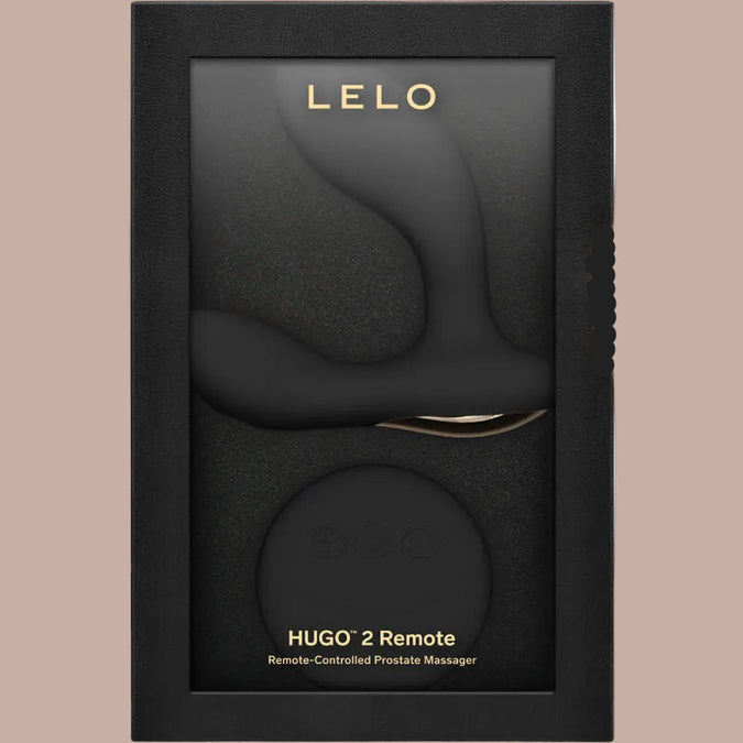 LELO – HUGO 2 Remote Control Prostate Massager – Black - by Pleasurements