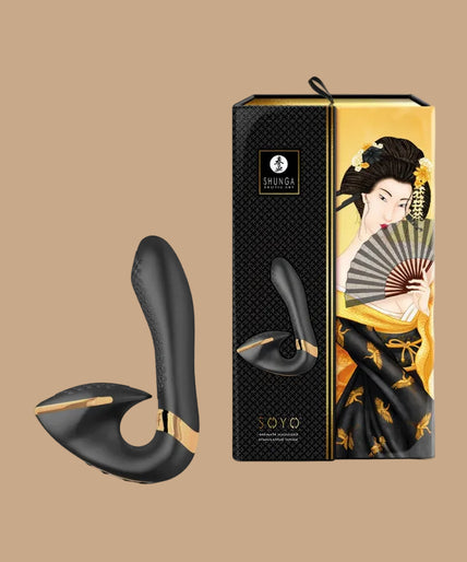SHUNGA - SOYO INTIEM MASSAGEAPPARAAT ZWART SHUNGA - SOYO INTIEM MASSAGEAPPARAAT ZWART