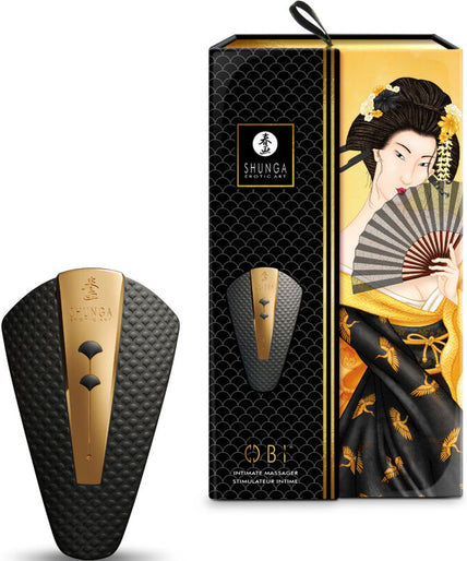 SHUNGA - OBI INTIMATE MASSAGER BLACK SHUNGA - OBI INTIMATE MASSAGER BLACK