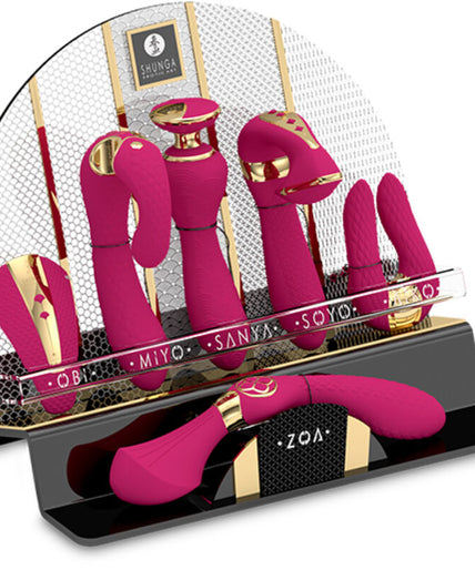 SHUNGA - DISPLAY OF 6 FUCHSIA INTIMATE MASSAGERS SHUNGA - DISPLAY OF 6 FUCHSIA INTIMATE MASSAGERS