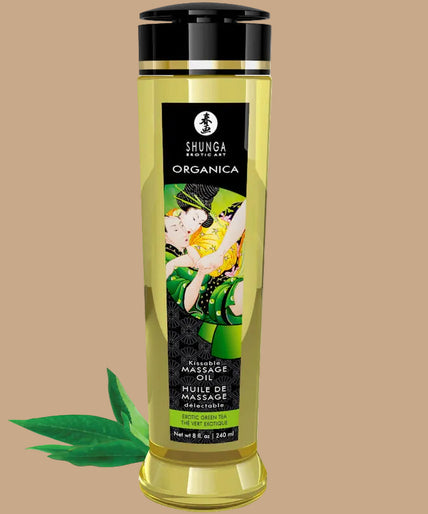 Shunga – Organic Massage Oil Green Tea 240ml Shunga – Organic Massage Oil Green Tea 240ml