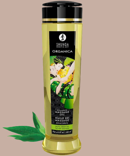 Shunga – Organic Massage Oil Green Tea 240ml Shunga – Organic Massage Oil Green Tea 240ml