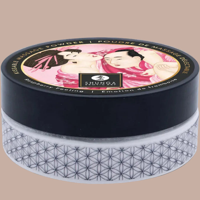 Shunga – Edible Massage Powder Kit Raspberry