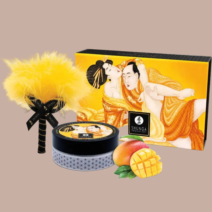 Shunga – Eetbare Massagepoeder Kit Mango