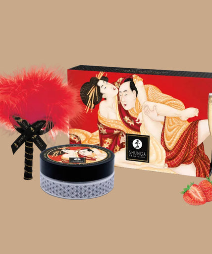 Shunga – Edible Massage Powder Kit Strawberry Shunga – Edible Massage Powder Kit Strawberry
