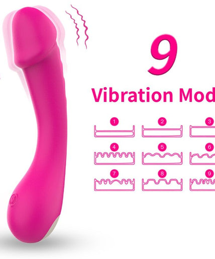 Armony – Dildo Vibrator G – Spot Siliconen Fuchsia Armony – Dildo Vibrator G – Spot Siliconen Fuchsia