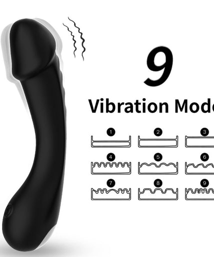 Armony – Dildo Vibrator G – Spot Siliconen Zwart Armony – Dildo Vibrator G – Spot Siliconen Zwart