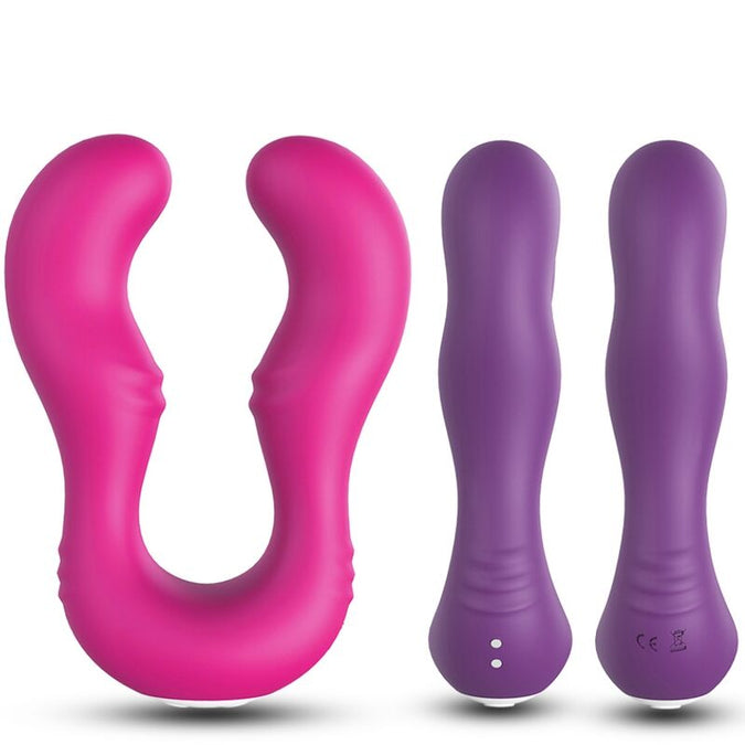 ARMONY - SERAPH VIBRATOR DUBBELE AFSTANDSBEDIENING FUCHSIA
