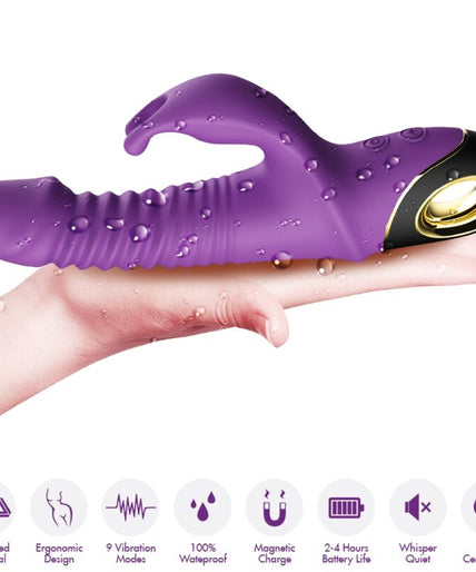 Armony – Zing Dildo Vibrator Rabbit Purple Armony – Zing Dildo Vibrator Rabbit Purple