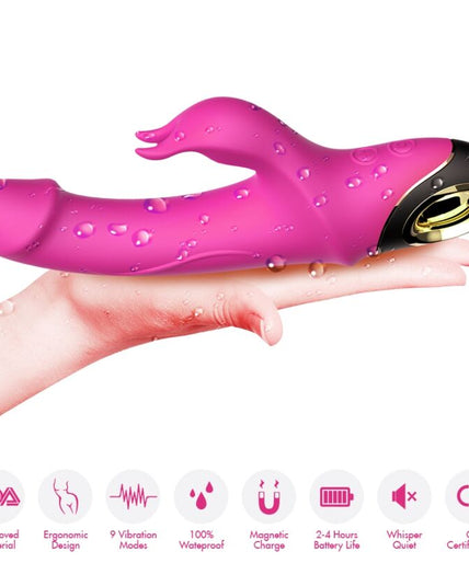 ARMONY - METEROR DILDO VIBRATOR RABBIT ROTATOR FUCHSIA ARMONY - METEROR DILDO VIBRATOR RABBIT ROTATOR FUCHSIA