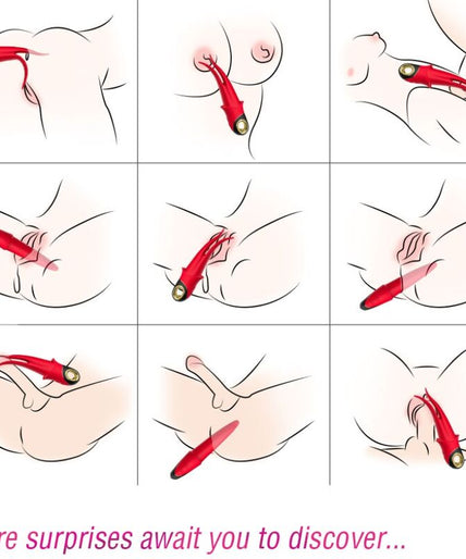 ARMONY - SHADOW VIBRATOR DOUBLE-HEAD TEASING RED ARMONY - SHADOW VIBRATOR DOUBLE-HEAD TEASING RED