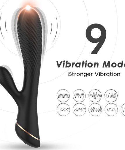ARMONY - VIBRATOR RABBIT SILICONE BLACK ARMONY - VIBRATOR RABBIT SILICONE BLACK