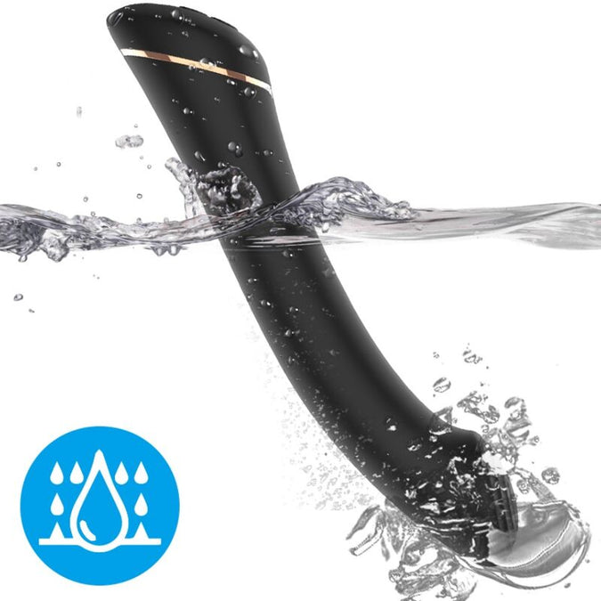 ARMONY - VIBRATOR PLATTE KOP SILICOON ZWART
