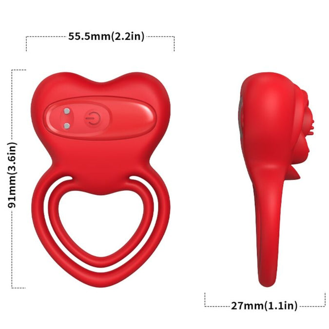 Armony – Ring Vibrator Hart Rood