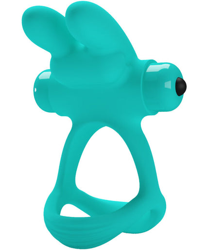 PRETTY LOVE - DANTE GREEN RABBIT VIBRATOR RING PRETTY LOVE - DANTE GREEN RABBIT VIBRATOR RING