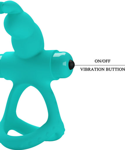PRETTY LOVE - FIGGY GREEN RABBIT VIBRATOR RING PRETTY LOVE - FIGGY GREEN RABBIT VIBRATOR RING