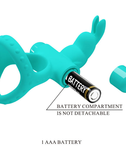 PRETTY LOVE - FIGGY GREEN RABBIT VIBRATOR RING PRETTY LOVE - FIGGY GREEN RABBIT VIBRATOR RING